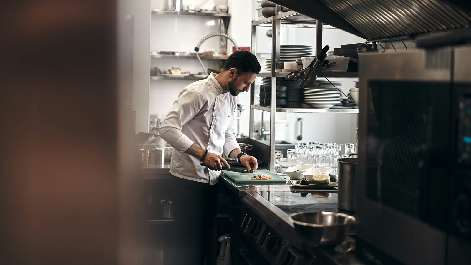 Linha de produção de alimentos
